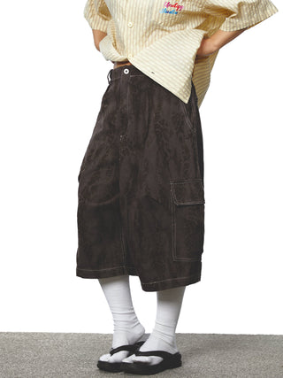 leopard work shorts 01