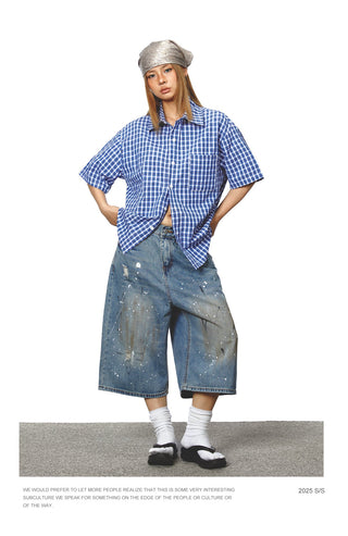 mud wash shorts