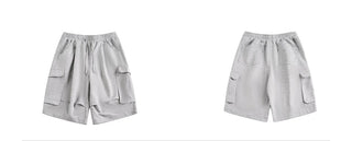 drawstring sweat shorts