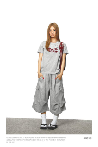 drawstring sweat shorts