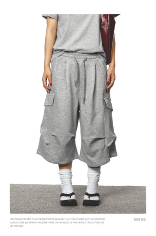 drawstring sweat shorts
