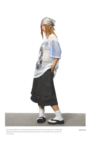 drawstring sweat shorts