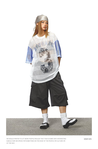drawstring sweat shorts