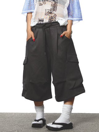 drawstring sweat shorts