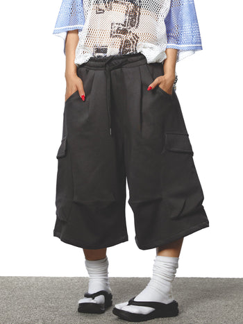 drawstring sweat shorts