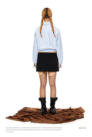 rhinestone waist shirt