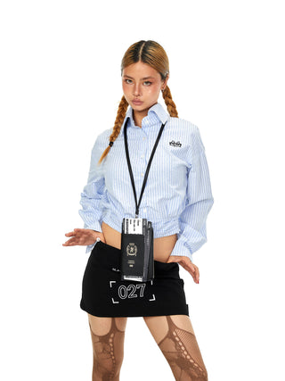 rhinestone waist shirt