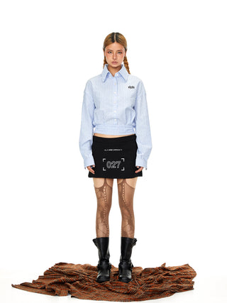 rhinestone waist shirt