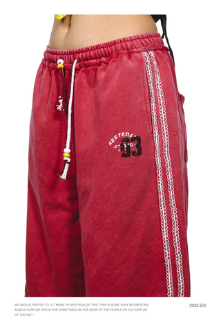 distressed sport shorts