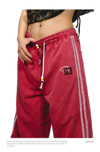 distressed sport shorts