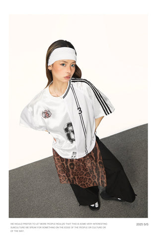 irregular mesh jersey