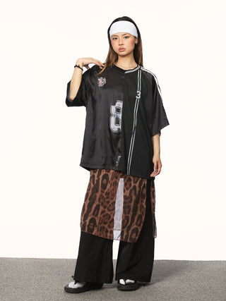 irregular mesh jersey