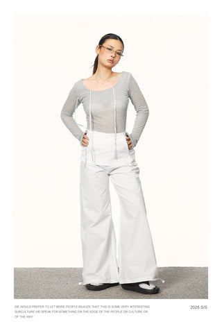 fake overall pants