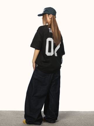 mesh letter Shirt