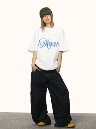 mesh letter Shirt