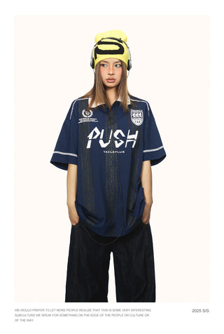 alphabet polo Shirt