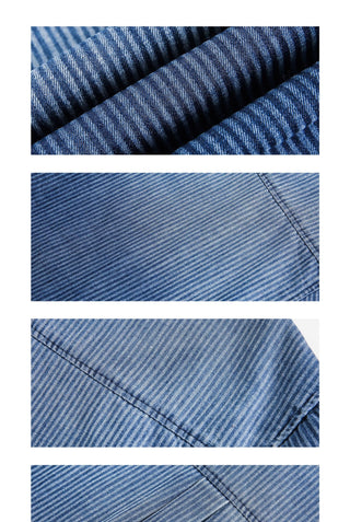 gradient denim shirt