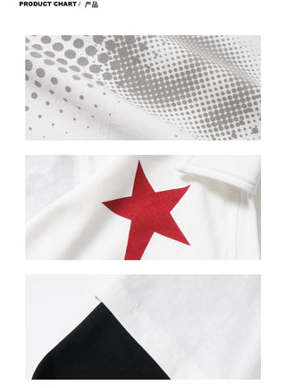 Stitching Fake Two-Piece Top
