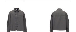 Double-Breasted Texture Shirt