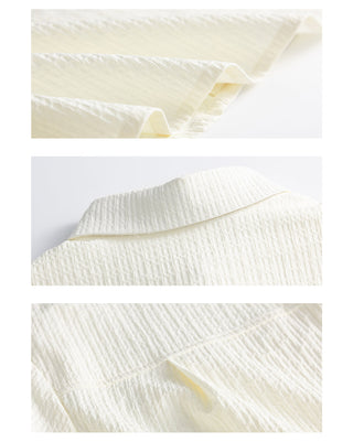 Double-Breasted Texture Shirt