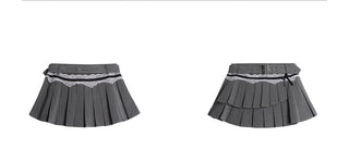 Bow Lace Stitching Skirt