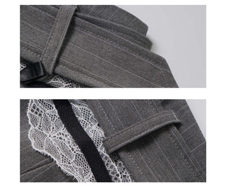 Bow Lace Stitching Skirt