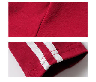 Sports Print Half-Zip Top