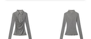 Contrast Striped Polo Shirt