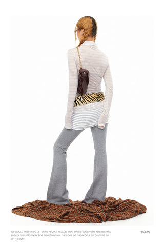 Contrast Striped Polo Shirt