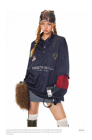 Badge Embroidered Polo Shirt