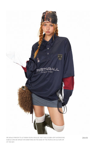 Badge Embroidered Polo Shirt