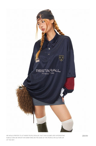 Badge Embroidered Polo Shirt