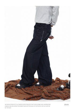 Fake Double Waist Jeans