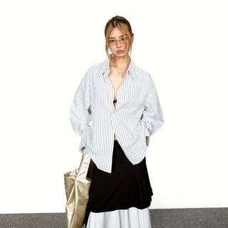 Vertical Striped Texture Shirt