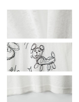 Cartoon Graffiti Print T-Shirt