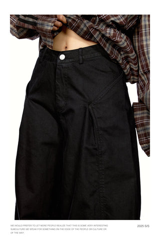Stitching Cut Cargo Trousers