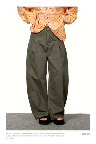 Stitching Cut Cargo Trousers