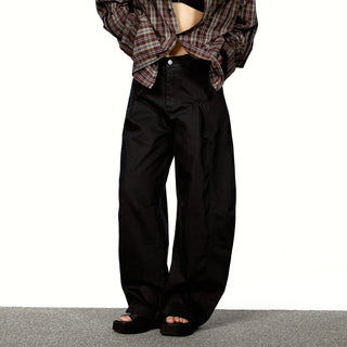 Stitching Cut Cargo Trousers