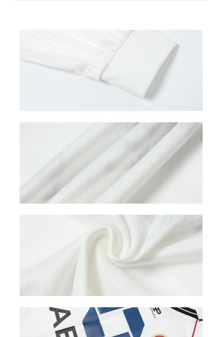 Stitching Contrast Lapels Top