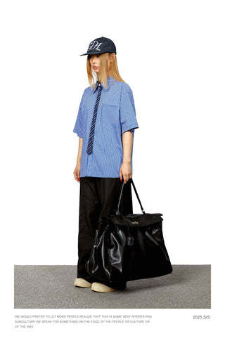 3D Cutting Wide-Leg Pants