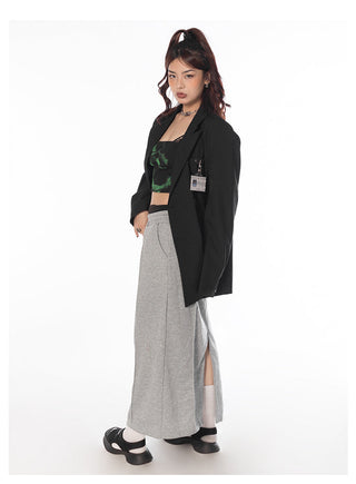 Striped Suit Oversize Jacket