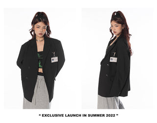 Striped Suit Oversize Jacket