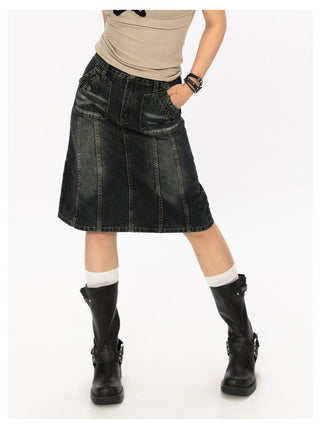 Retro Old Cowboy Skirt