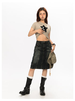Retro Old Cowboy Skirt