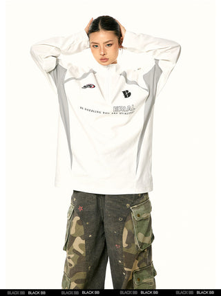 Edge Speed Flame Print Top