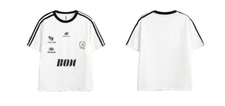 Contrast Color Jersey Top