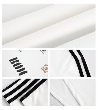 Contrast Color Jersey Top