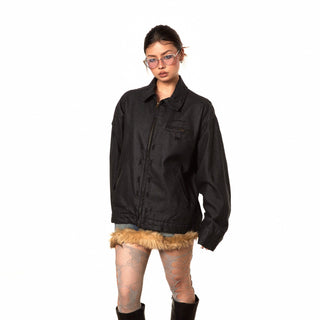 Brushed Ruffled Detroit Jacket