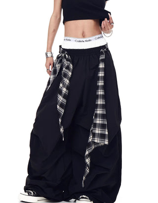 plaid paratrooper pants