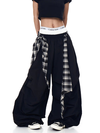 plaid paratrooper pants